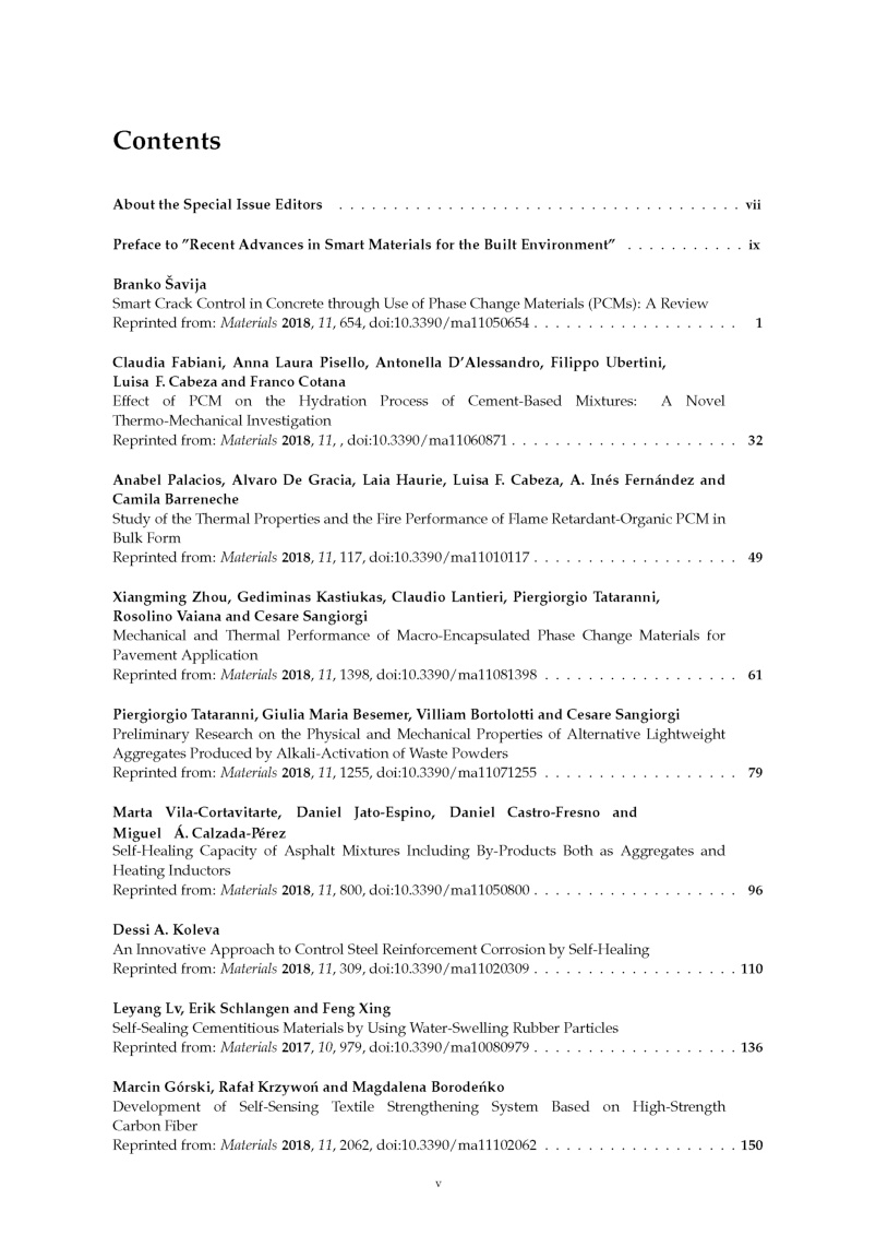 Recent Advances In Smart Materials For The Build Environment - Page 2