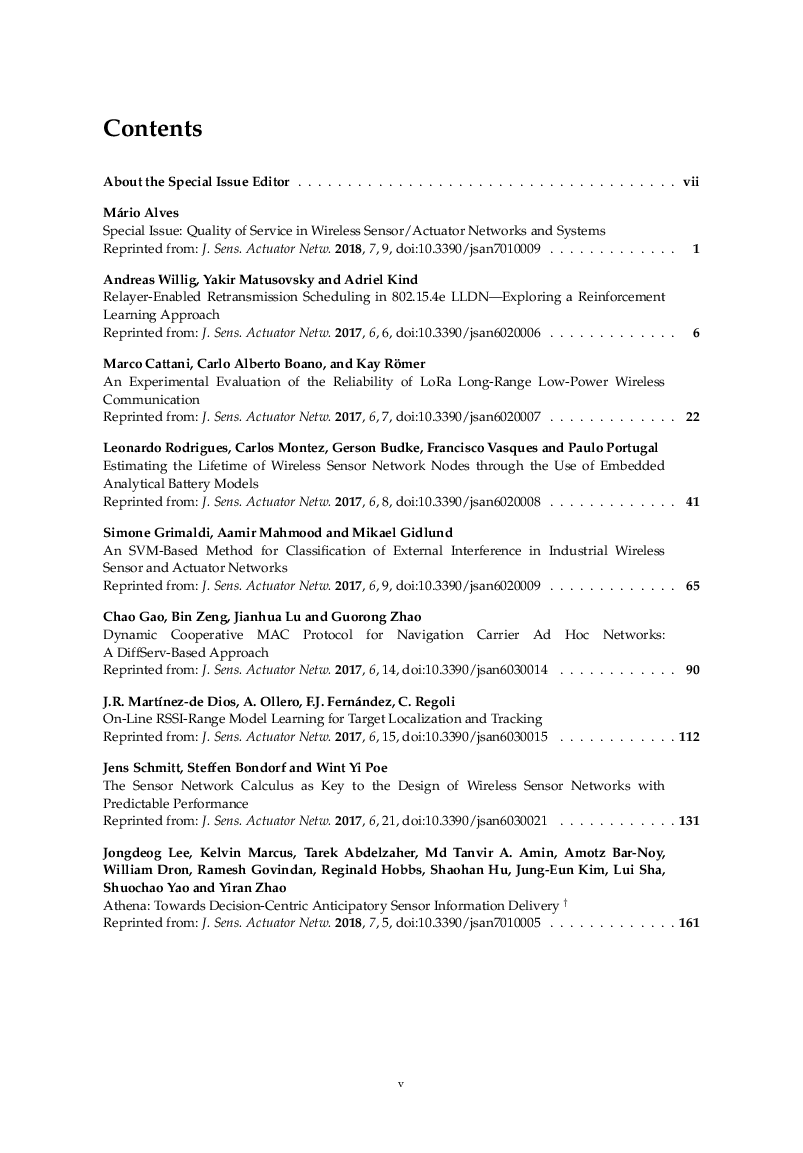 QoS in Wireless Sensor/Actuator Networks And Systems - Page 4