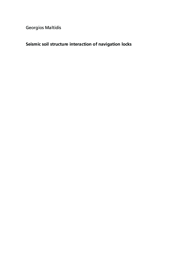 Seismic Soil Structure Interaction Of Navigation Locks - Page 3