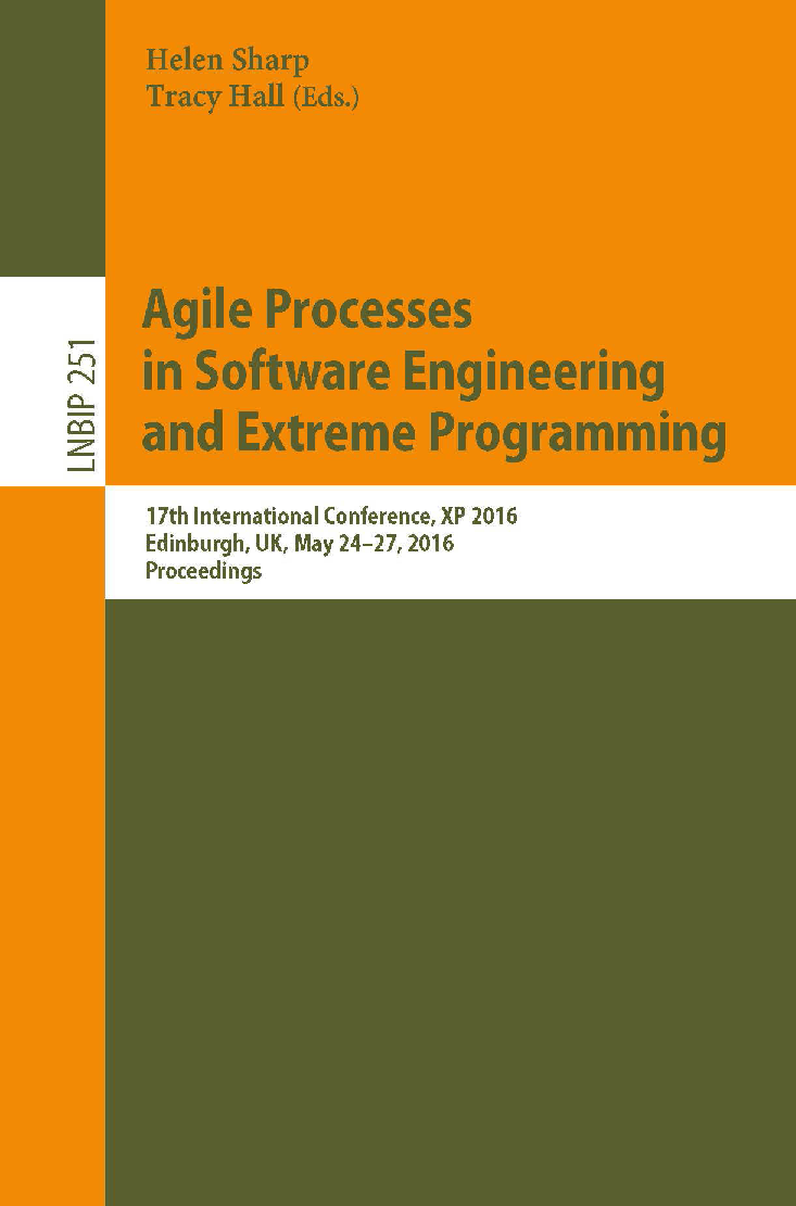 Agile Processes In Software Engineering And Extreme Programming - Page 1