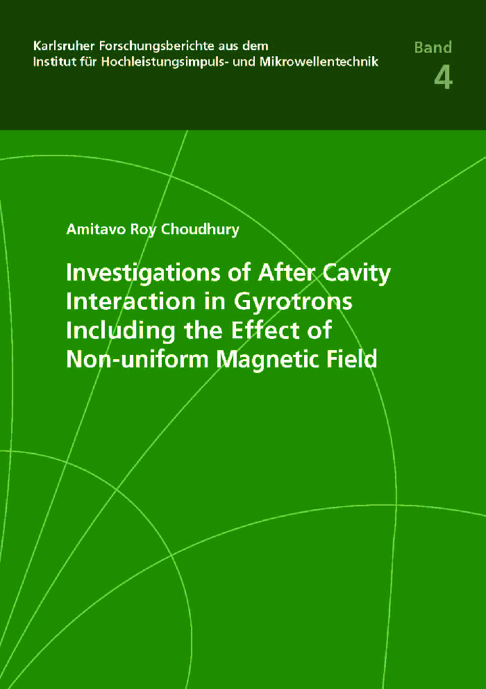 Investigations Of After Cavity Interaction In Gyrotrons - Page 1