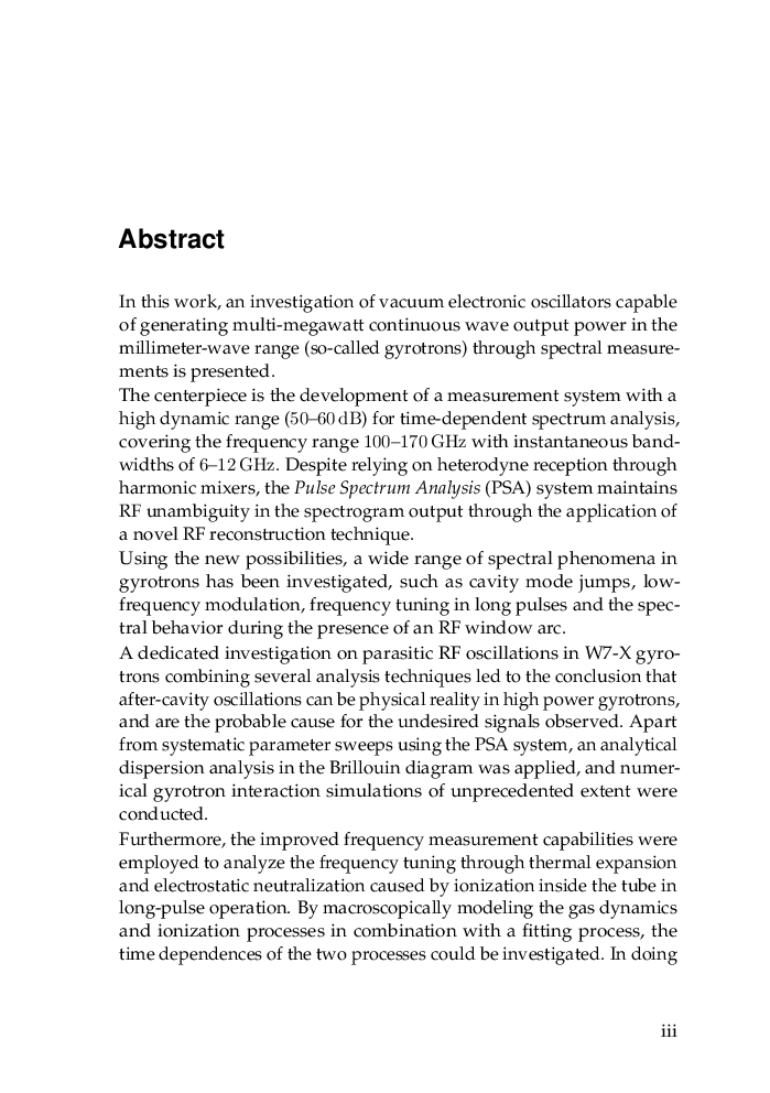 Time-Dependent Spectrum Analysis Of High Power Gyrotrons - Page 5