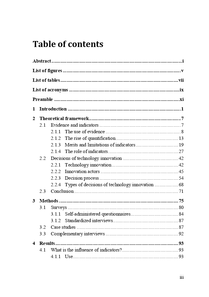 The Role Of Indicators In Decisions Of Technology Innovation - Page 5