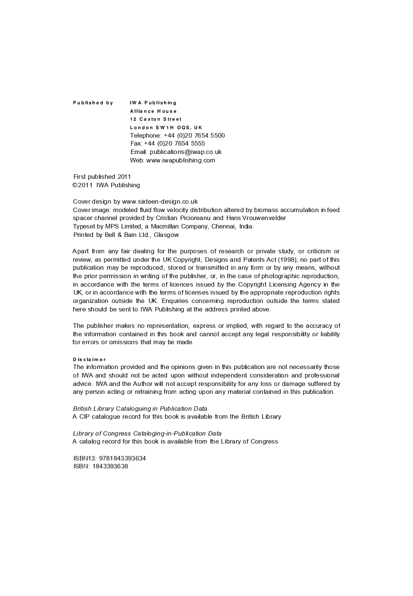 Biofouling Of Spiral Wound Membrane Systems - Page 5