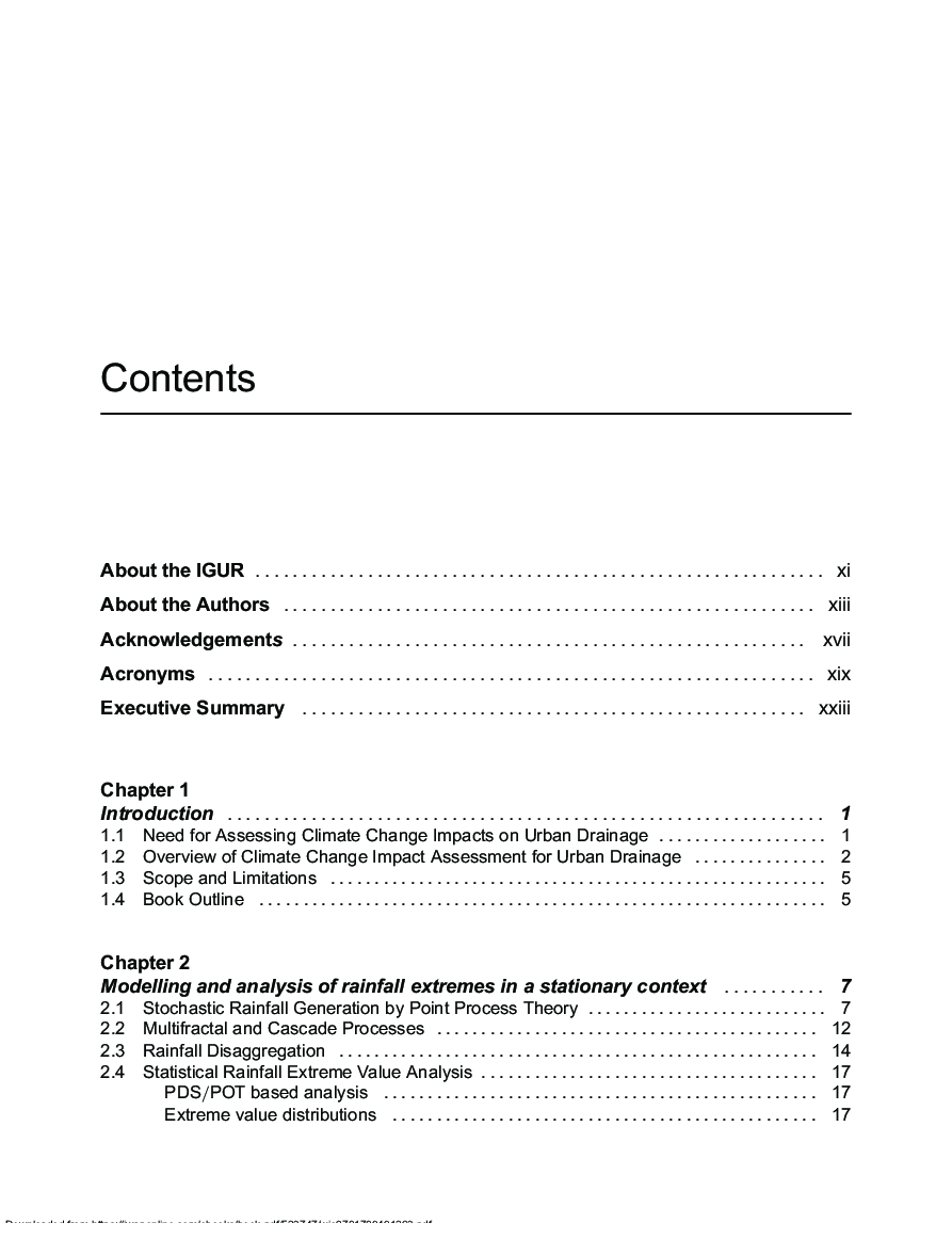 Impacts Of Climate Change On Rainfall Extremes And Urban Drainage Systems - Page 5