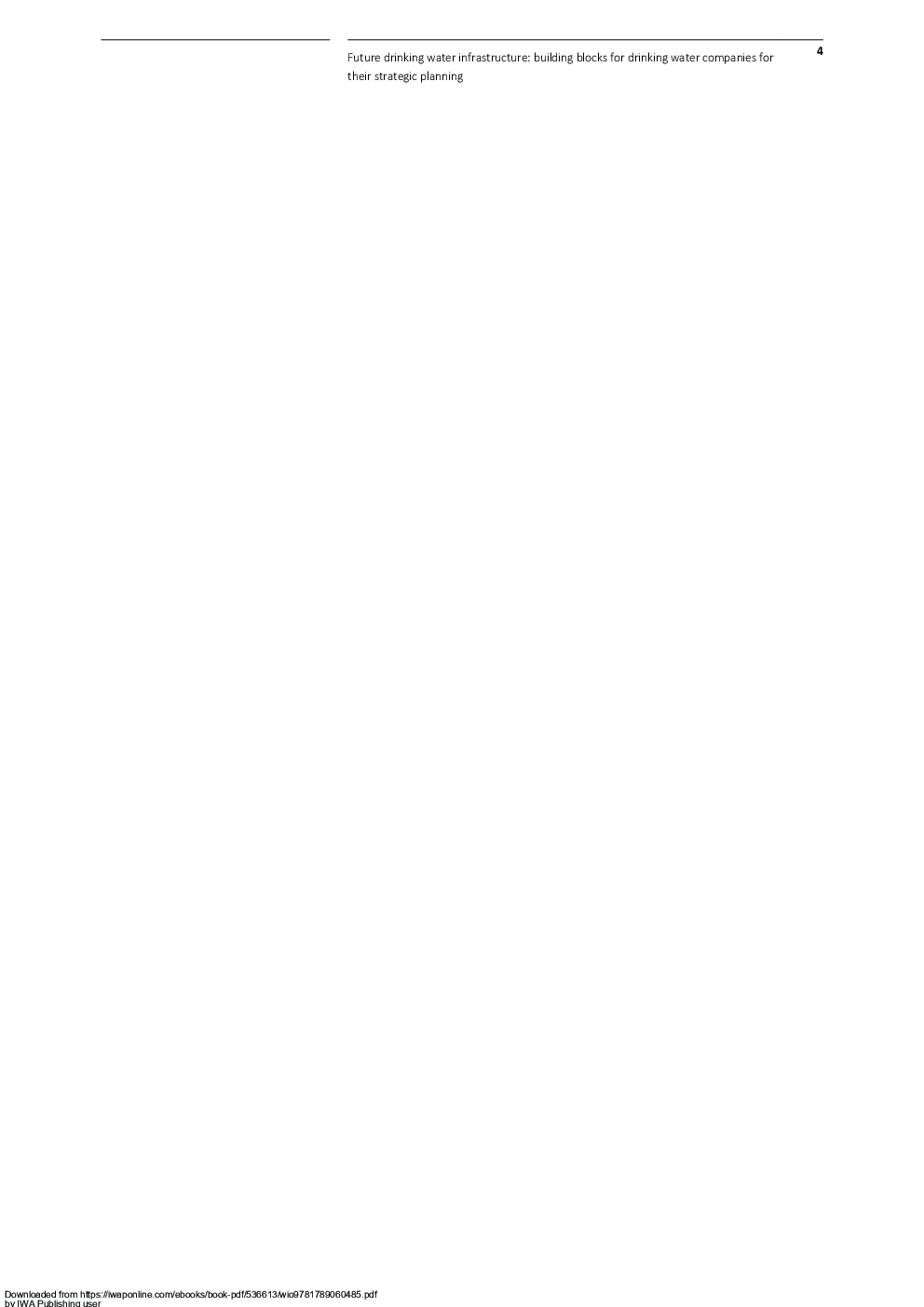 Future Drinking Water infrastructure Building Blocks For Drinking Water Companies For Their Strategic Planning - Page 4