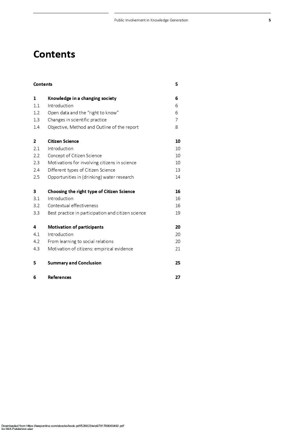 Public Involvement In Knowledge Generation - Page 5