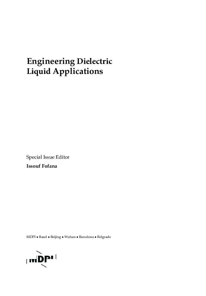 Engineering Dielectrict Liquid Applications - Page 4