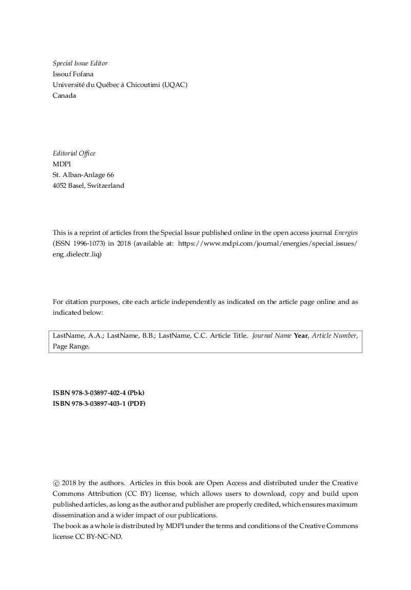 Engineering Dielectrict Liquid Applications - Page 5