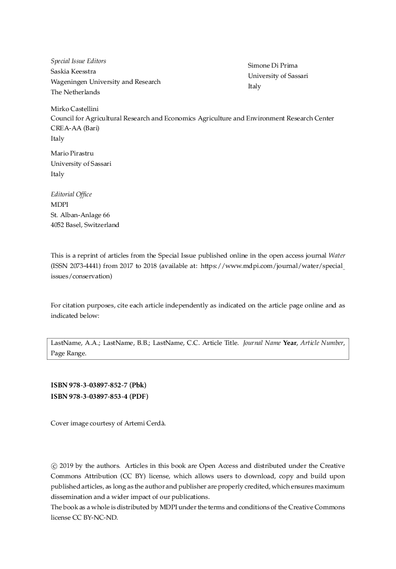 Soil Water Conservation Dynamics And impact - Page 5