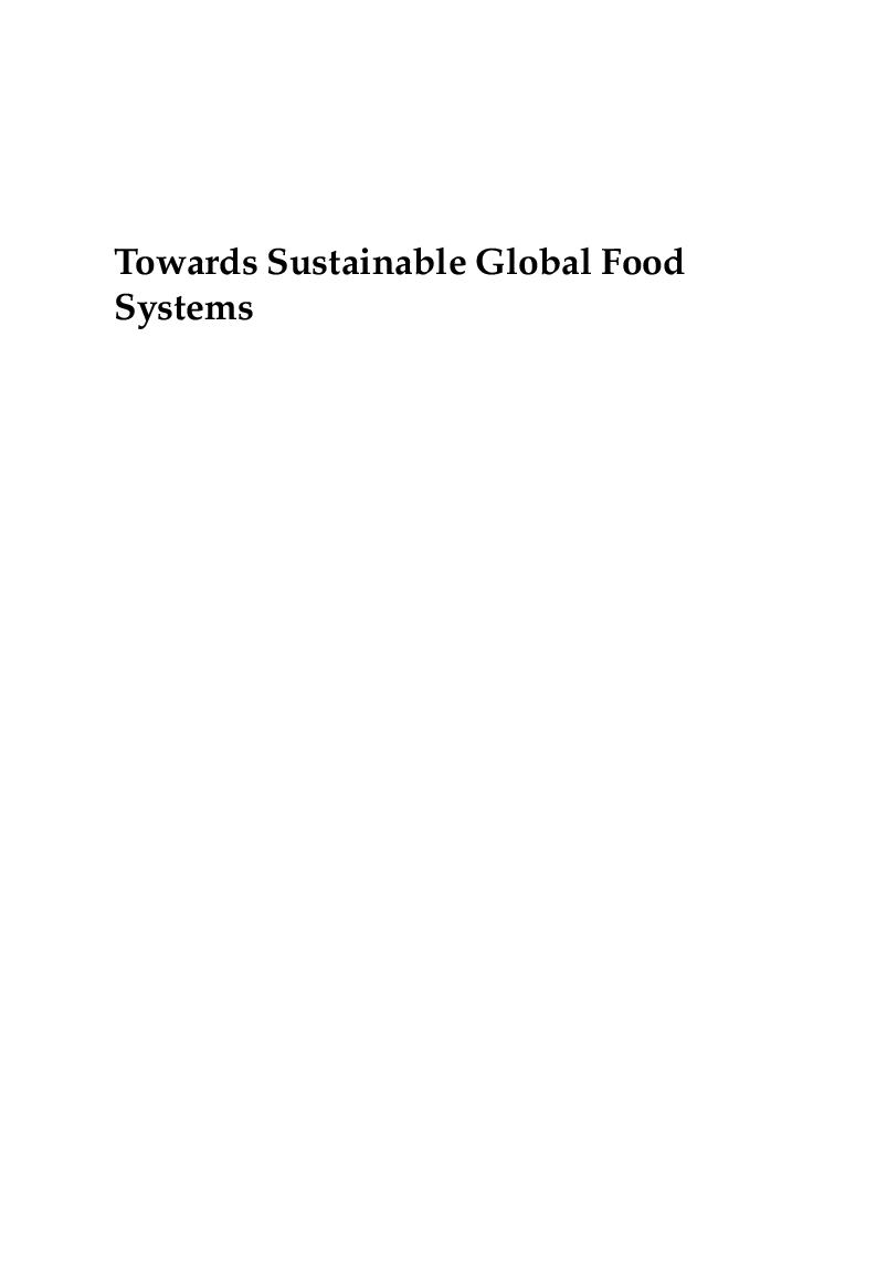 Towards Sustainable Global Food Systems - Page 2