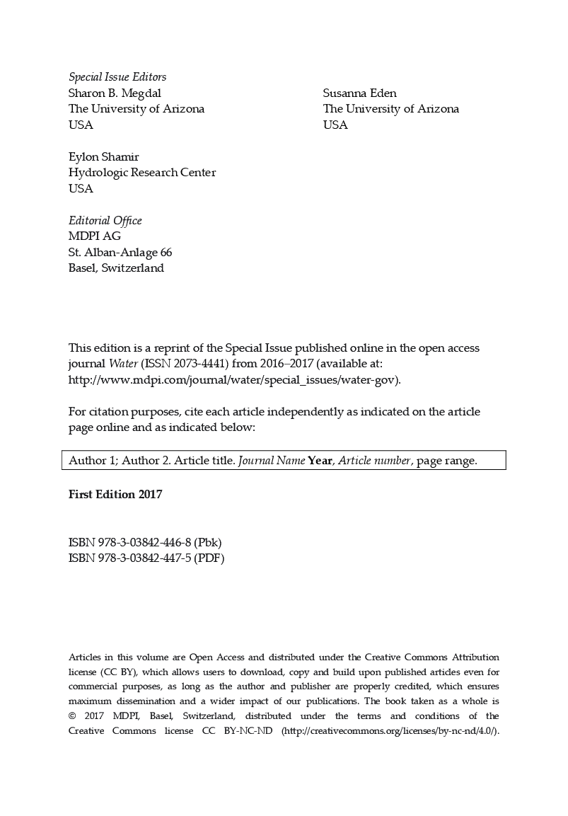 Water Governance Stakeholder Engagement And Sustainable Water Resources Management - Page 3