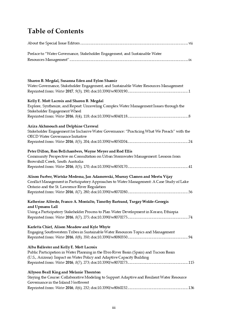 Water Governance Stakeholder Engagement And Sustainable Water Resources Management - Page 4