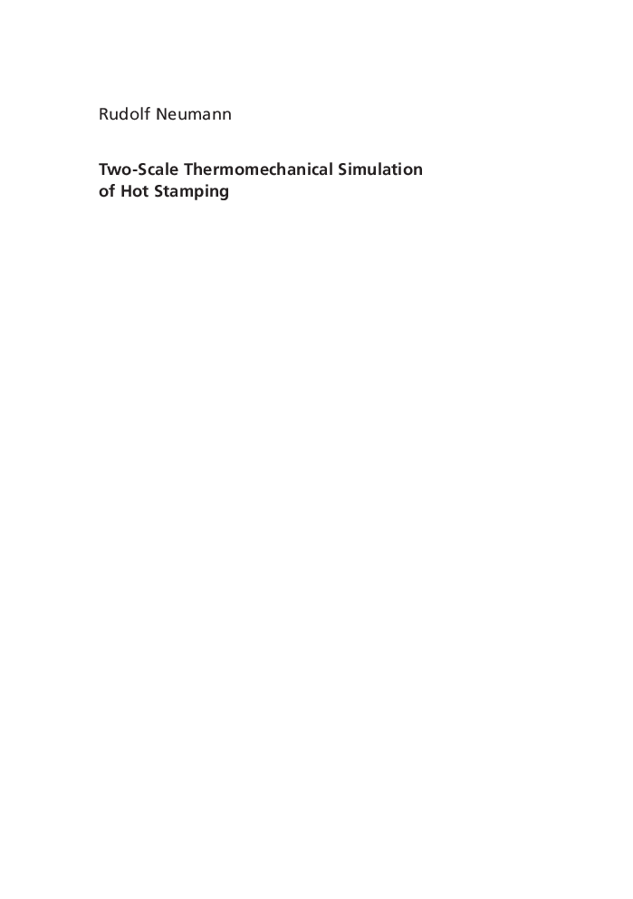 Two-Scale Thermomechanical Simulation Of Hot Stamping - Page 3