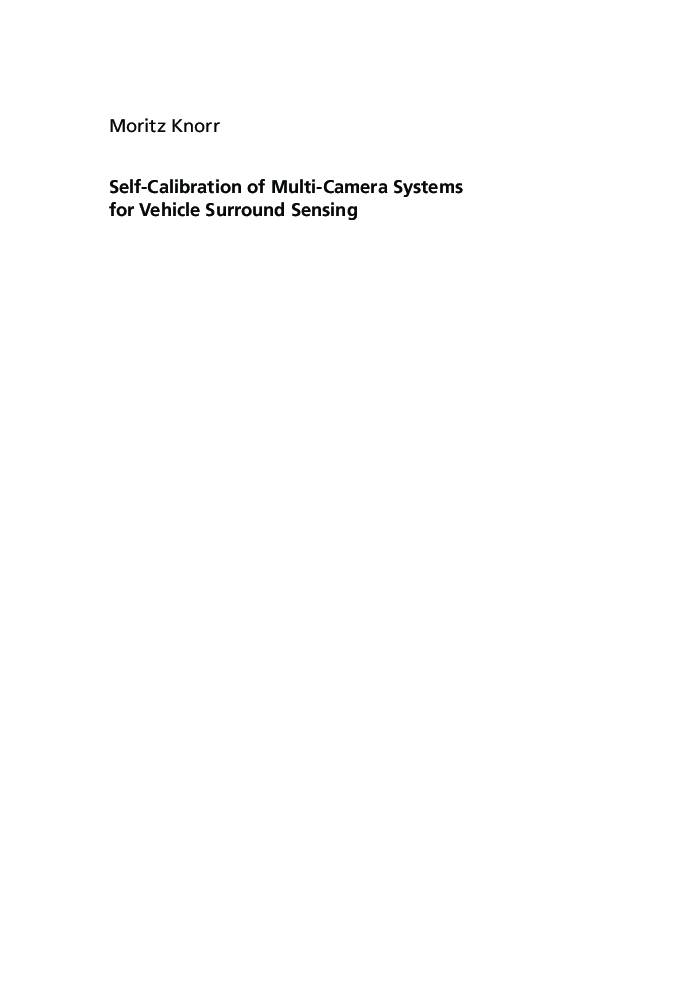 Self-Calibration Of Multi-camera Systems For Vehicle Surround Sensing - Page 3