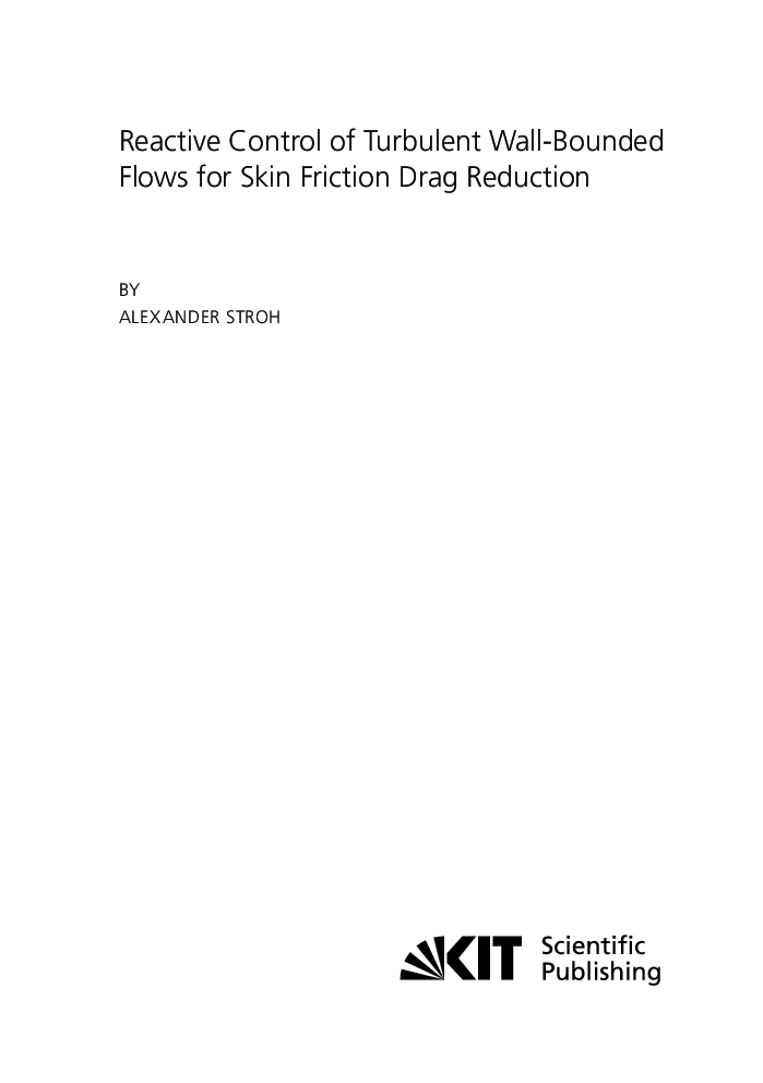Reactive Control Of Turbulent Wall-Bounded Flows For Skin Friction Drag Reduction - Page 5
