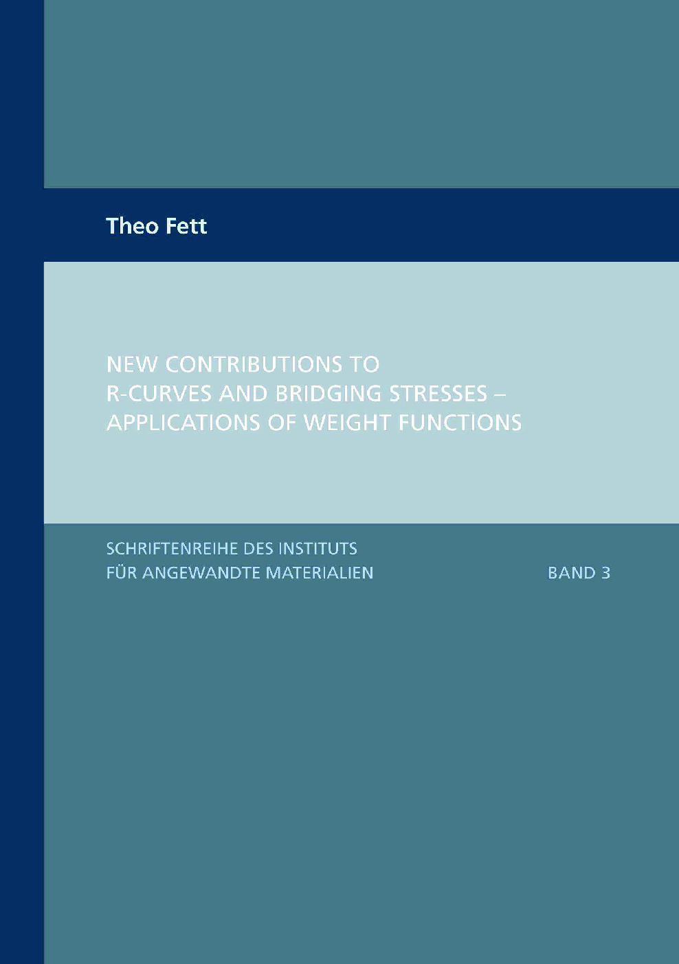 New Contributions To R-curves And Bridging Stresses Applications Of Weight Functions - Page 1