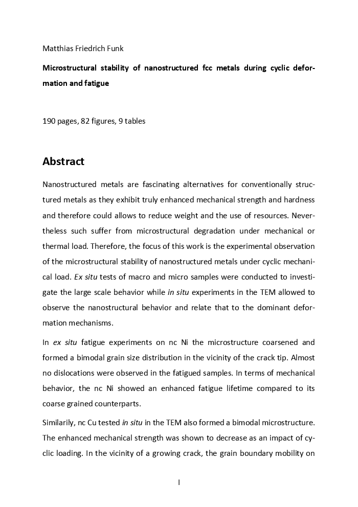 Microstructural Stability Of Nanostructured Fcc Metals During Cyclic Deformation And Fatigue - Page 5