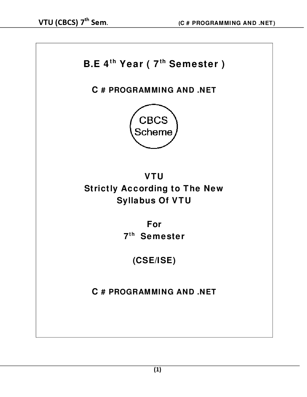 C Programming And Net For VTU BE 7th Sem Computer Science Engineering - Page 2
