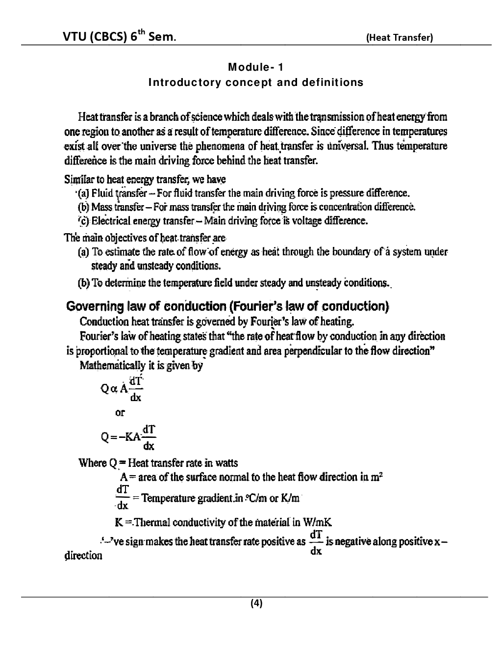 Heat Transfer For VTU BE 6th Sem Computer Science Engineering - Page 5