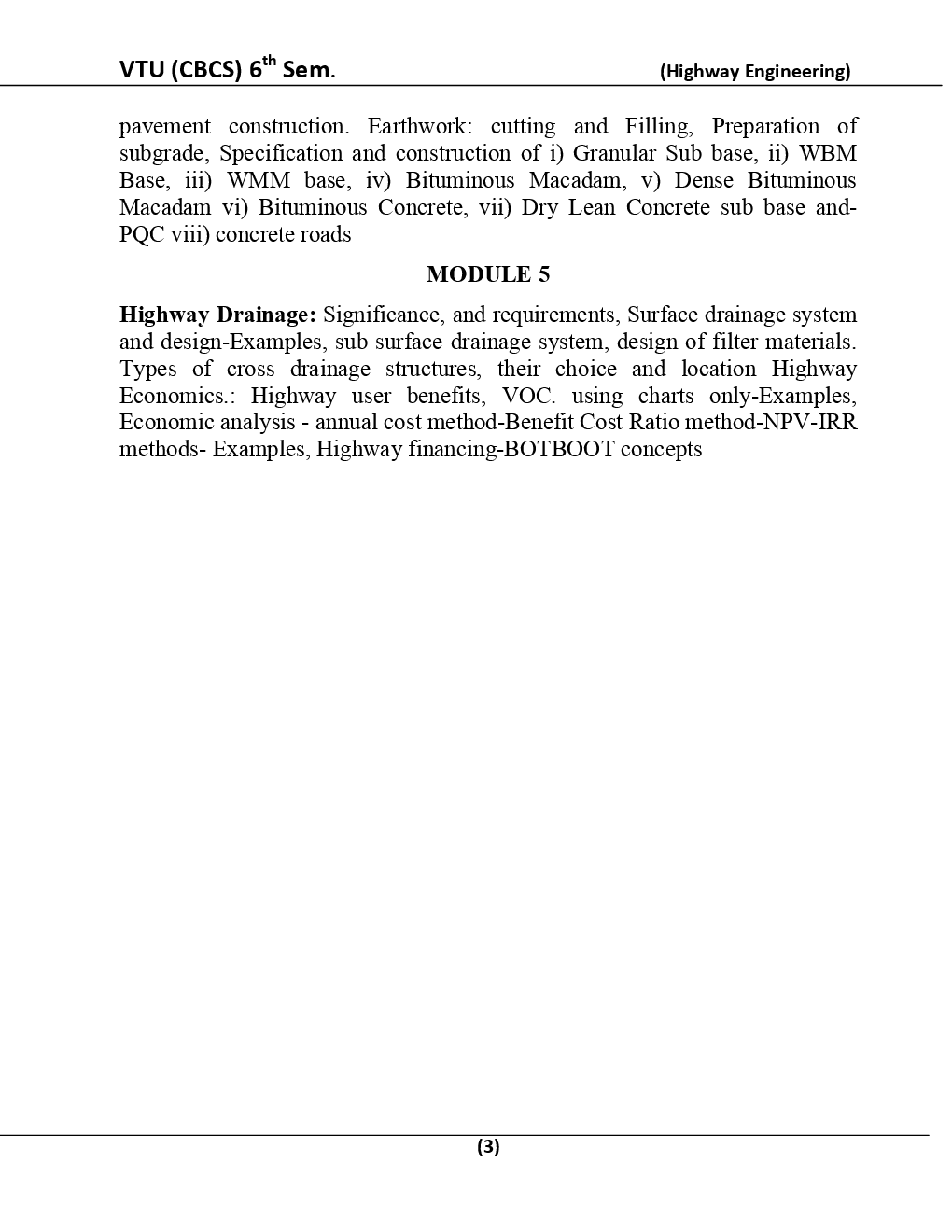 Highway Engineering For VTU BE 6th Sem Civil Engineering - Page 4