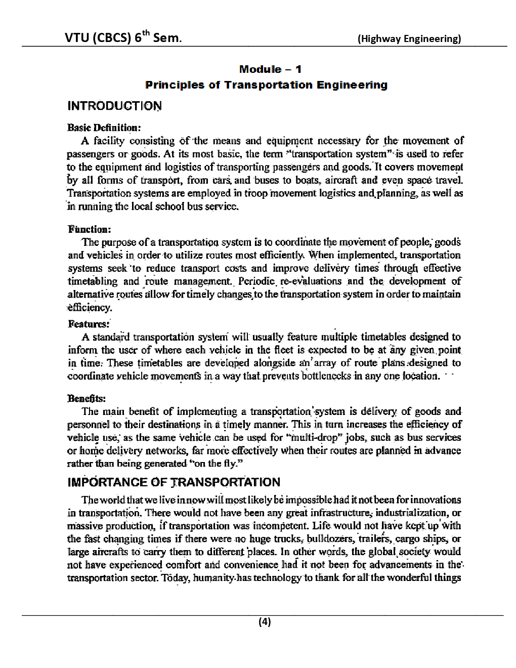 Highway Engineering For VTU BE 6th Sem Civil Engineering - Page 5
