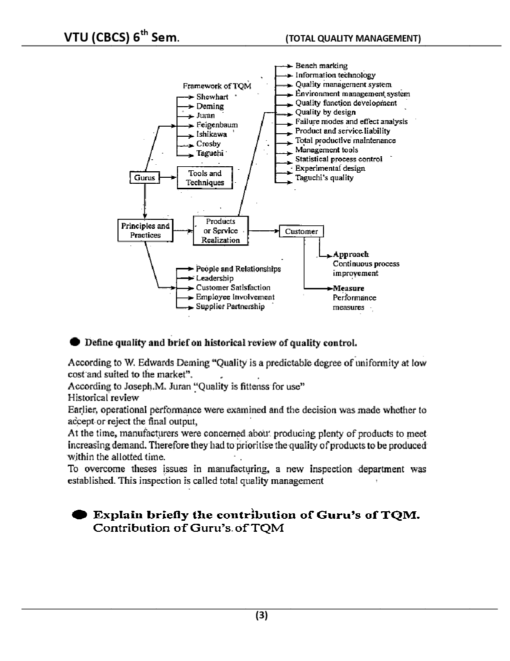 Total Quality Management For VTU BE 6th Sem Mechanical Engineering - Page 4