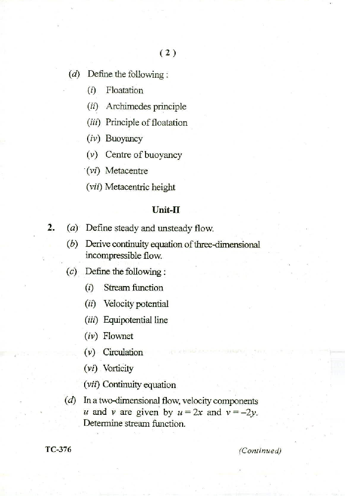 CSVTU Civil Engineering Previous Year Question Paper All Semester 2018 - Page 3