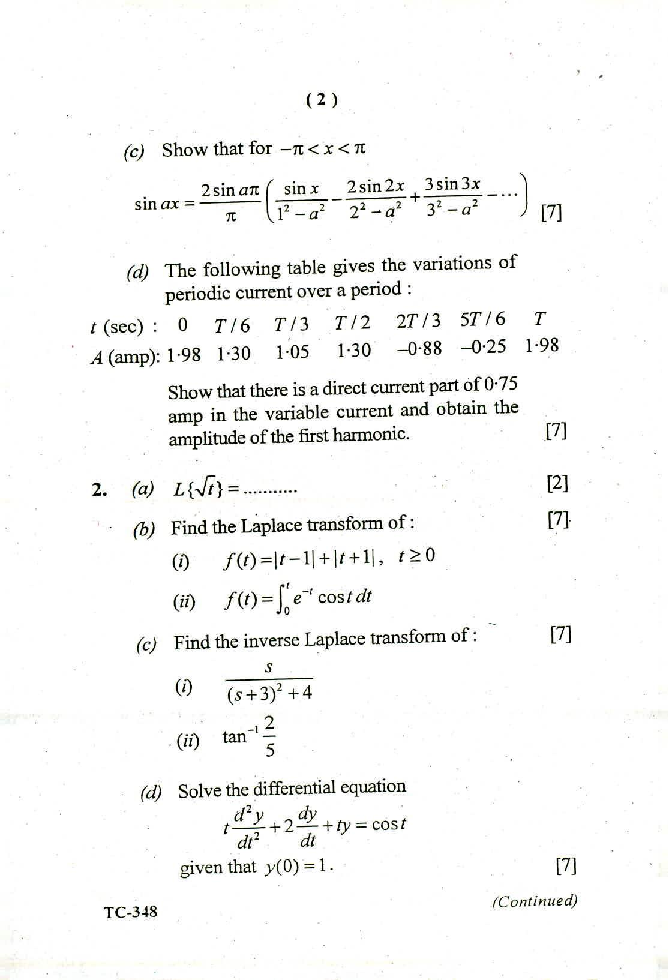 CSVTU Electrical & Electronics Engineering Previous Year Question Paper All Semester 2018 - Page 3