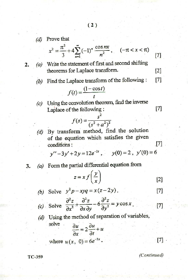 CSVTU Electrical Engineering Previous Year Question Paper All Semester 2018 - Page 3