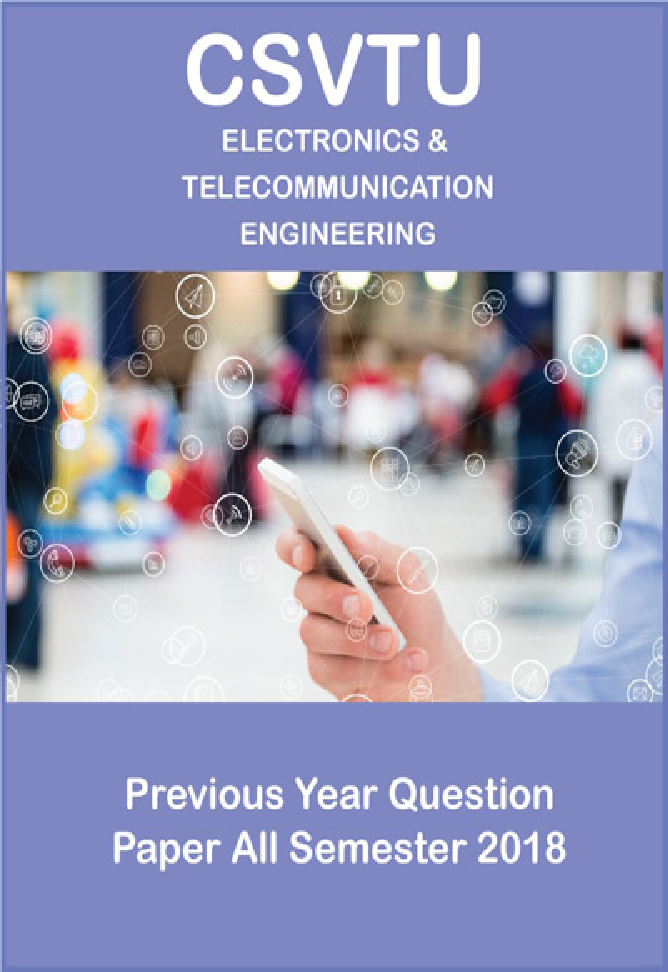 CSVTU Electronics & Telecommunication Engineering Previous Year Question Paper All Semester 2018 - Page 1