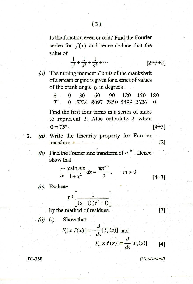 CSVTU Electronics & Telecommunication Engineering Previous Year Question Paper All Semester 2018 - Page 3