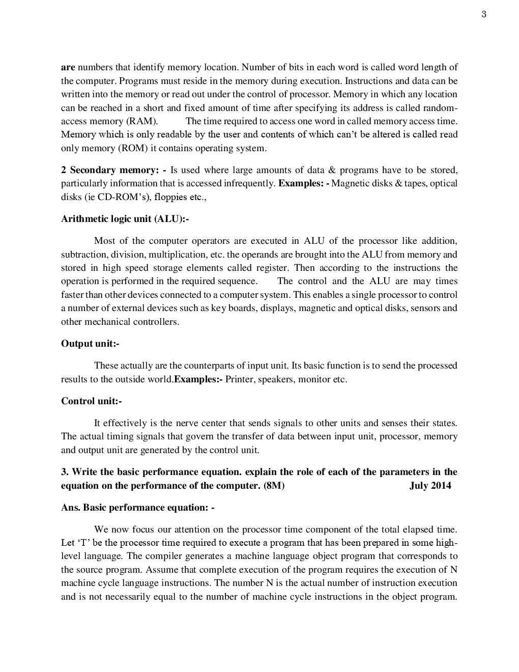 VTU  Computer Organization Question With Solution B.E. 3rd Semester Computer Science Engineering - Page 4