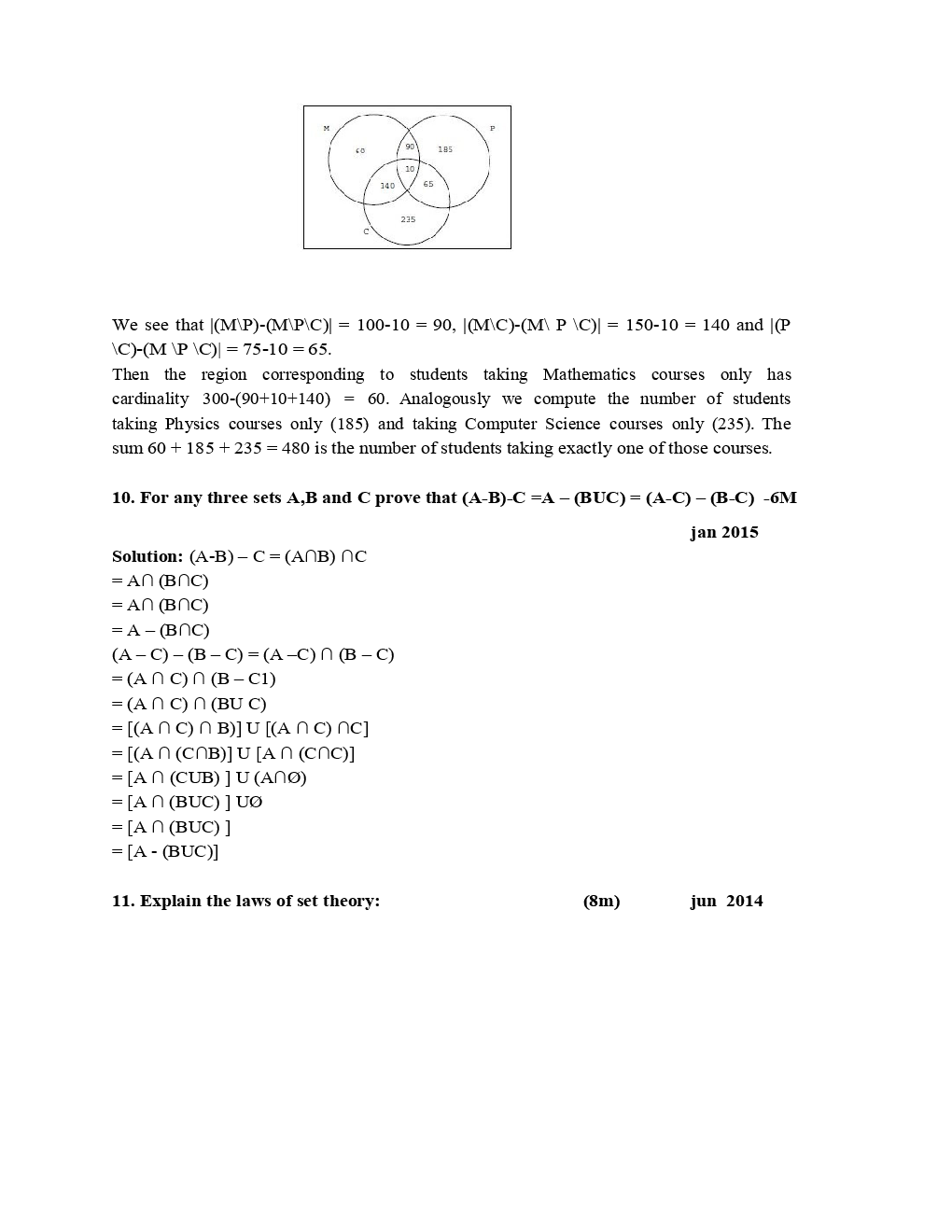 VTU  Discrete Mathematical Structures Question With Solution  B.E. 3rd Semester Computer Science  Engineering - Page 5