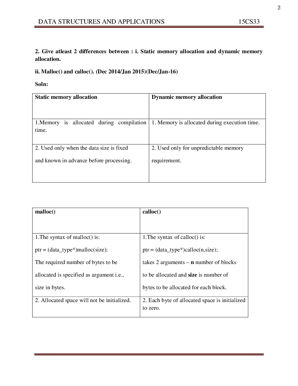 VTU Data Structures And Applications Question With Solution B.E. 3rd Semester Computer Science Engineering - Page 3