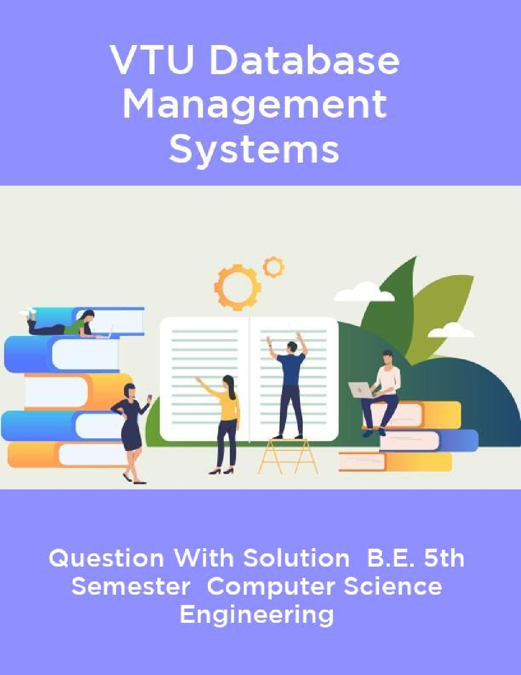 VTU Database Management Systems Question With Solution  B.E. 5th Semester  Computer Science Engineering - Page 1