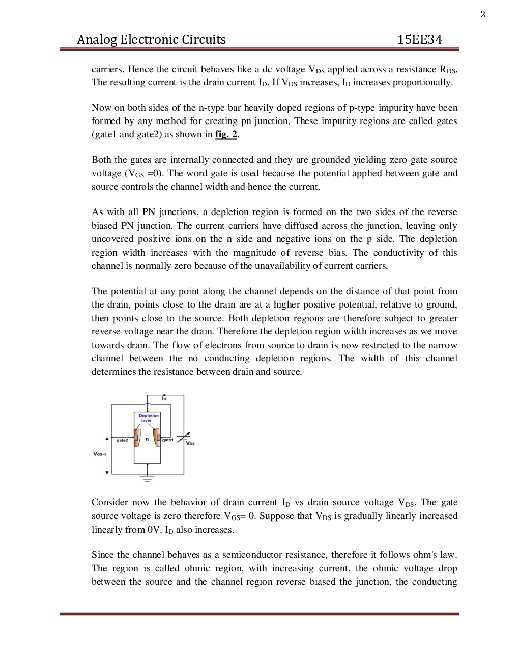 VTU Analog Electronic Circuits Question With Solution B.E. 3rd Semester  Electrical And Electronic Engineering - Page 3