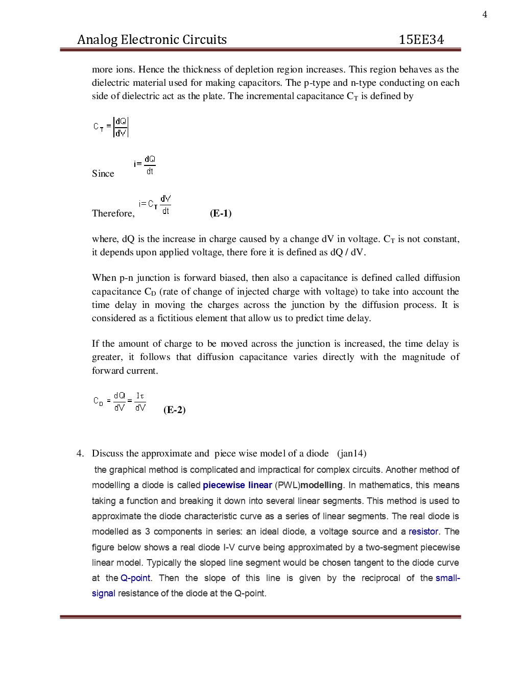 VTU Analog Electronic Circuits Question With Solution B.E. 3rd Semester  Electrical And Electronic Engineering - Page 5