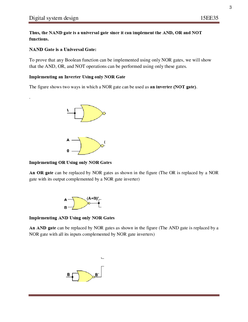 VTU Digital System  Design - Questions With Solution B.E. 3rd Semester Electrical And Electronic Engineering - Page 4