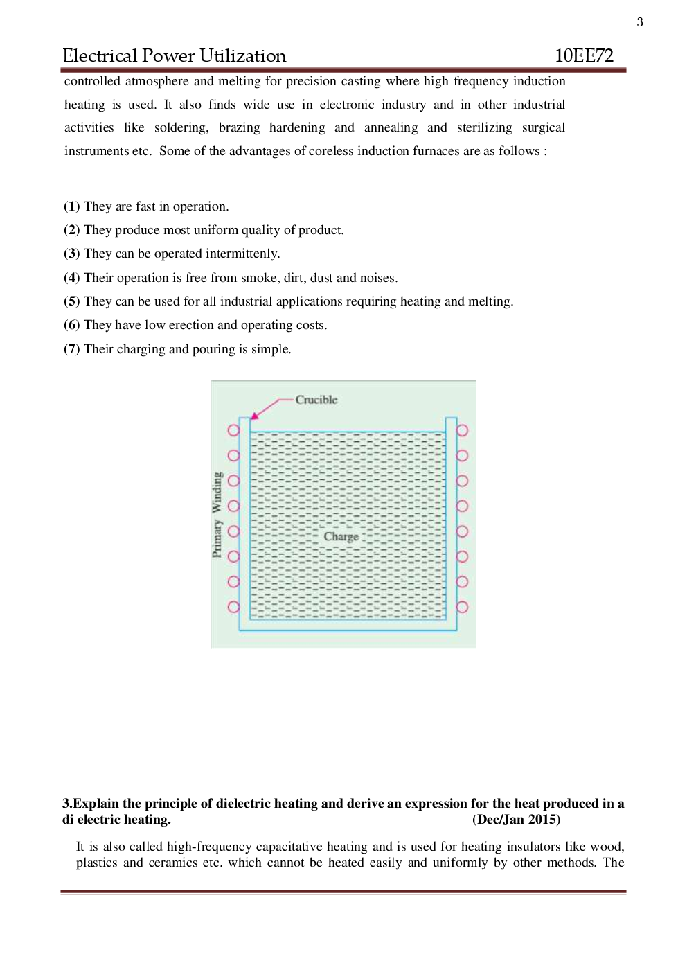 VTU Electrical Power Utilization Question With Solution B.E. 7th Electrical And Electronic Engineering - Page 4