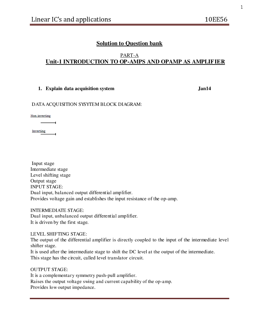 VTU Linear ICS And Applications Question With Solution B.E. 5th Semester Electrical And Electronic Engineering - Page 2