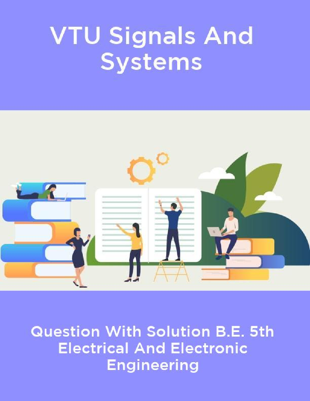 VTU Signals And Systems Question With Solution B.E. 5th Electrical And Electronic Engineering - Page 1