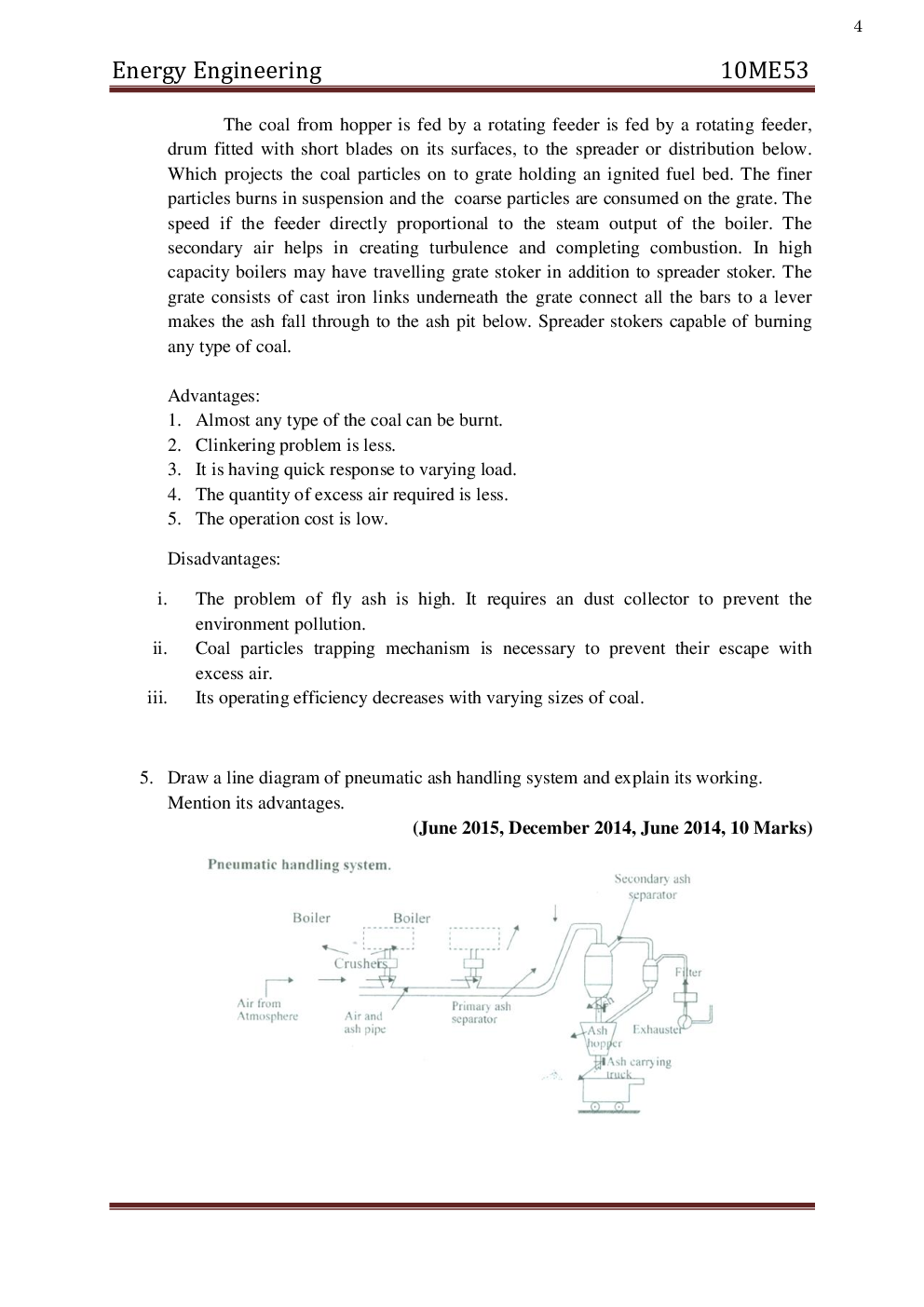 VTU Energy Engineering Question With Solution B.E. 5th Semester  Mechanical Engineering - Page 5