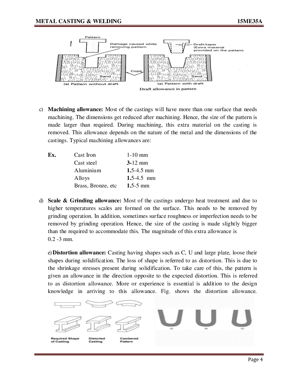 VTU Metal Casting And Welding Question With Solution B.E. 3rd Semester Part-1 - Page 5