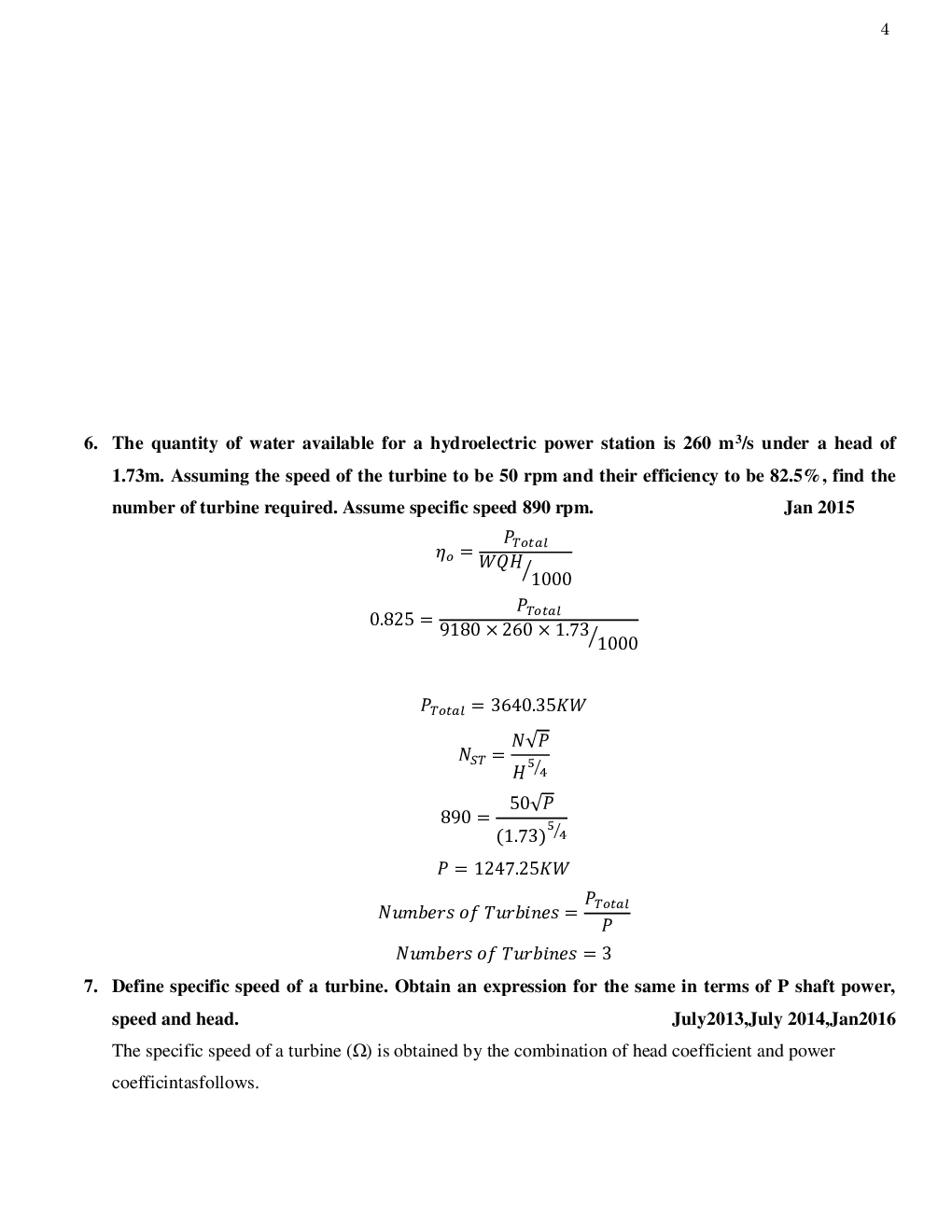 VTU Turbo Machines Questions With Solutions  B.E. 5th Semester Mechanical Engineering - Page 4