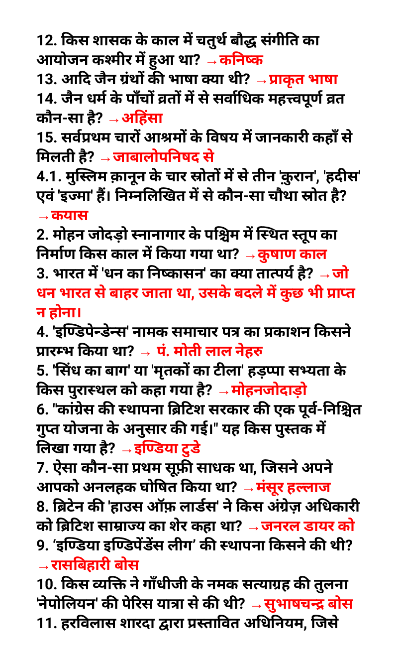 UGC NET History 675 Question With  Answers in Hindi - Page 5