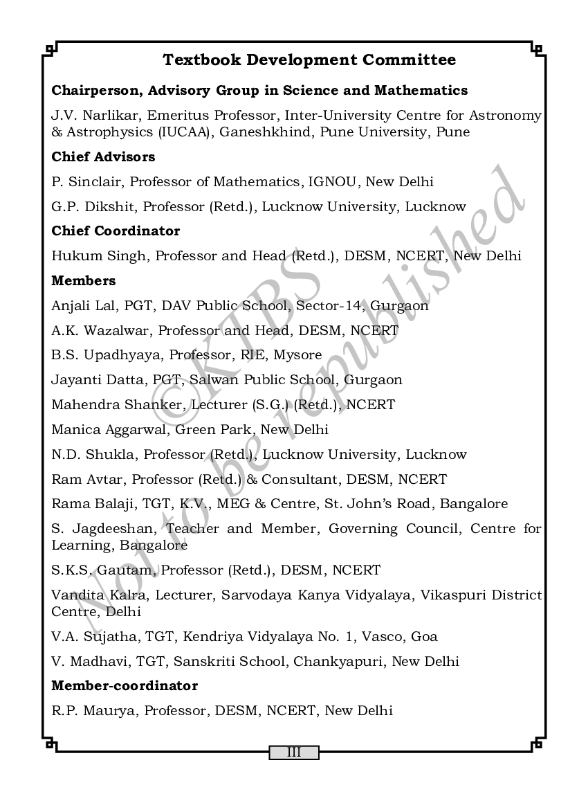 Mathematics I Text Book For Class X (Kannada) - Page 4