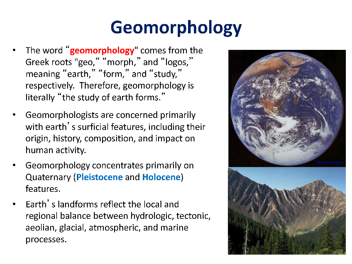 UGC NET Geomorphology Study Material For Geography - Page 2