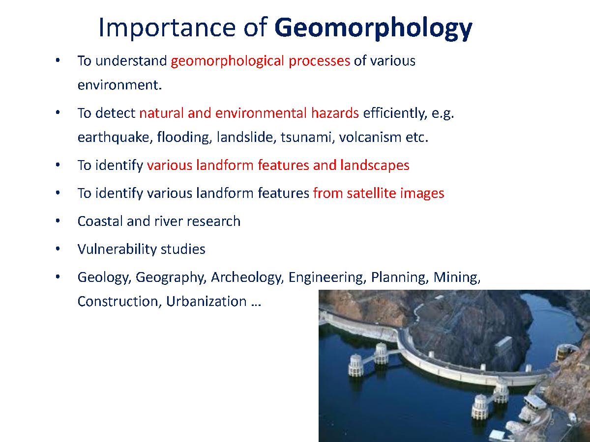 UGC NET Geomorphology Study Material For Geography - Page 3