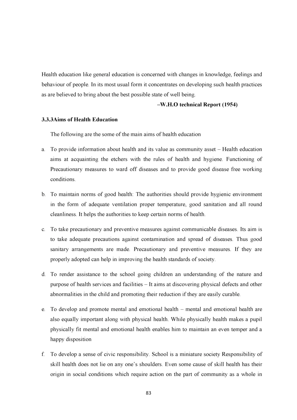 UGC NET Concept Of Health Education Study Material For Physical Education - Page 3